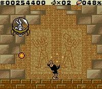 une photo d'Ã©cran de Daffy Duck - Un Tresor de Canard sur Nintendo Game Boy Color